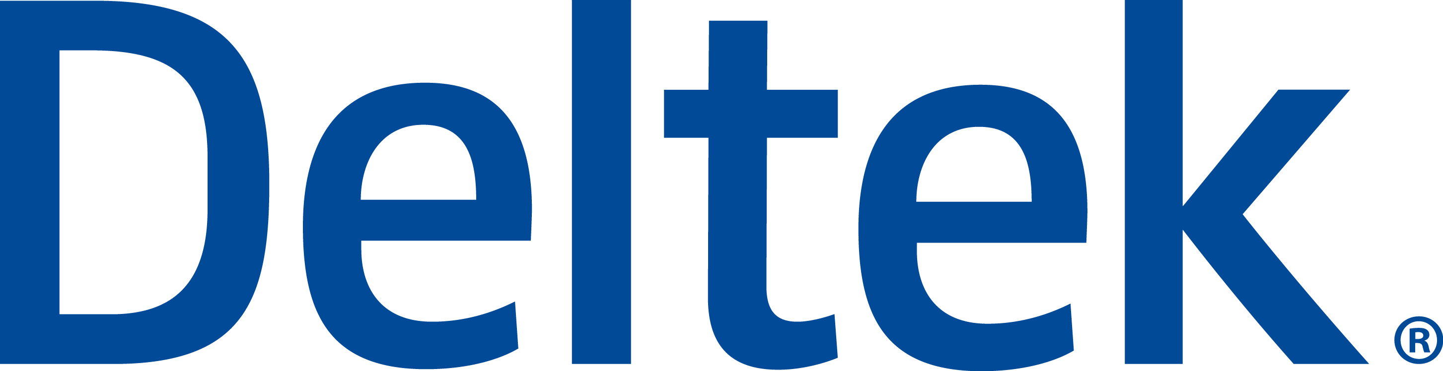 A business logo of Deltek