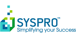 A business logo of SYSPRO