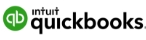 A business logo of a HR application 'intuit quickbooks' that virtual accounting company Tickmarks supports.