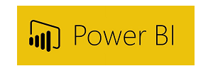 Logo of Power BI used for Data analytics